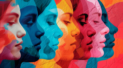 Women's Day 8 march. illustration 