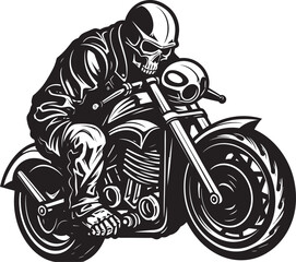 Grim Reapers Ride Skeletons Upgrade a Modern Motorbike