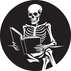 The Silent Reader A Skeleton�s Secret Stash of Books