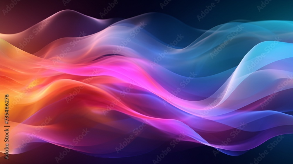 Poster a nice energy flow background ai generative
