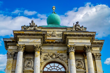 Roman Catholic Church of the Visitants located in Warsaw historic center of Poland's capital as in October 2023.