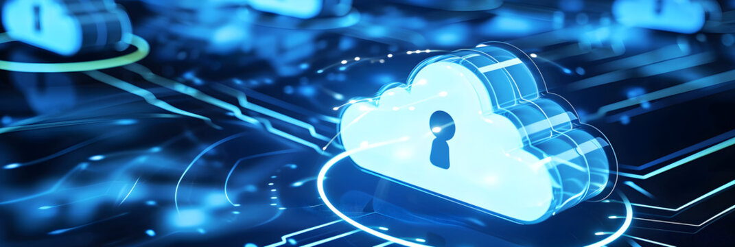 cloud security online privacy concept
