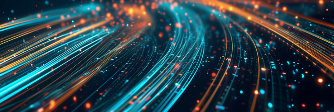 data stream concept abstract background