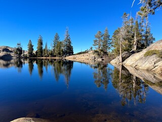 Alpine Lake in the Sierra Nevadas