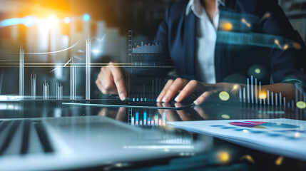 business lifestyle concept with an emphasis on advanced analytics