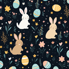 easter night bunny pattern
