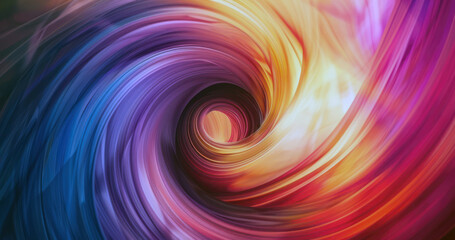 Dynamic abstract color swirl - psychedelic artistic wave design in motion