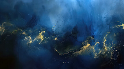 Obraz premium Luxurious colorful marble ink patterns - vibrant abstract art flow design