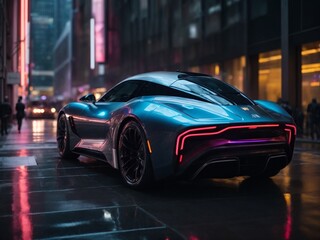 Obraz premium futuristic car 