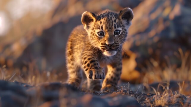 A Young Leopard Cub