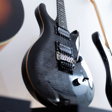 electric guitar close up