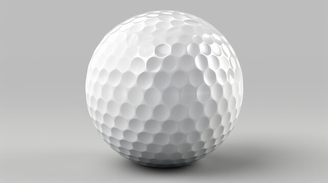Vector graphic depicting a golf ball