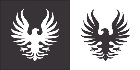 Fototapeta na wymiar Illustration vector graphics of eagle icon