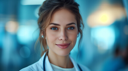 Obraz premium portrait of a female doctor