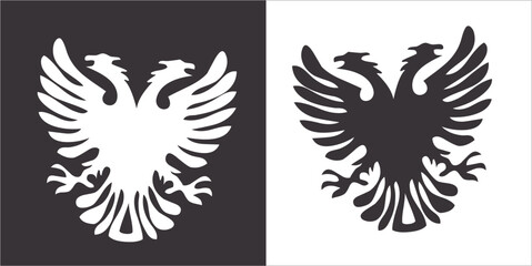 Illustration vector graphics of eagle icon