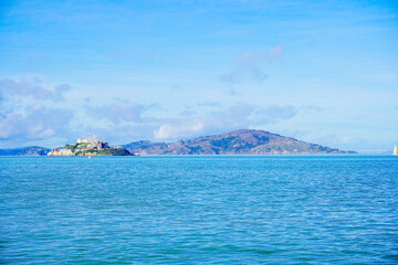 San Francisco, CA, USA: 01 17 2024: San Francisco fisherman's wharf pier landscape