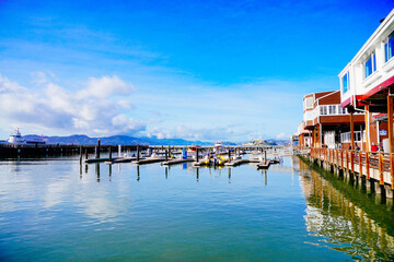 Fototapeta premium The landscape of San Francisco Bay in California 