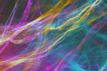 Obraz premium Colorful abstract neural network design symbolizing connectivity and technology