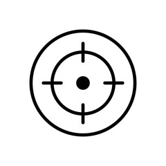 Target icon vector. goal icon vector. target marketing icon vector