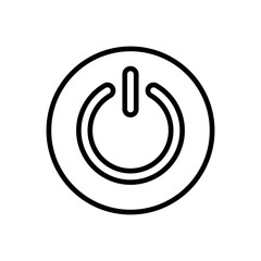 Power icon vector. Power Switch Icon. Electric power