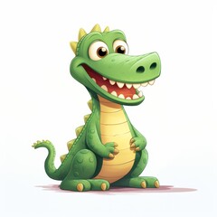 Fototapeta premium funny 3D cartoon dragon. 