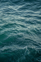 Blue ocean sea texture photo print 