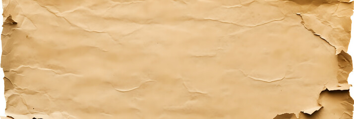 Aged Paper Texture Wide Background. High-resolution wide format of vintage paper, ideal for designs, overlays, and creative projects.
