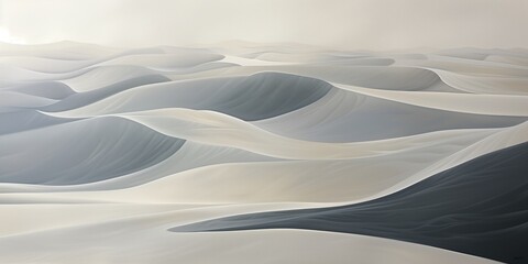 Fototapeta na wymiar Monochromatic Dunes