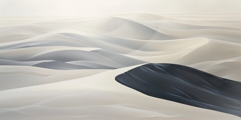 Fototapeta na wymiar Monochromatic Dunes