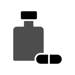 Obraz premium Capsule jar icon PNG