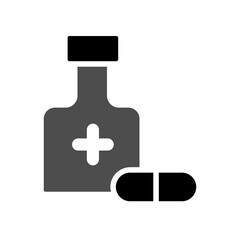 Obraz premium Capsule jar icon PNG