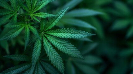 Fototapeta na wymiar Marijuana cannabis leaf background
