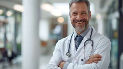 portrait of a smiling doctor