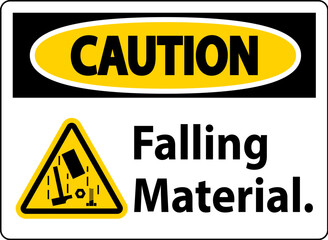 Caution Sign, Falling Material