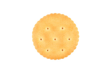 Round crackers isolated transparent