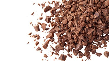 A natural masterpiece formed from a decadent tree's bark, a pile of chocolate shavings beckons with...
