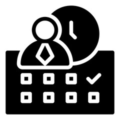 employee shift icon