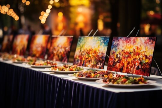 Art Exhibition With Catering