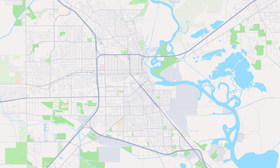Beaumont Texas Map, Detailed Map of Beaumont Texas