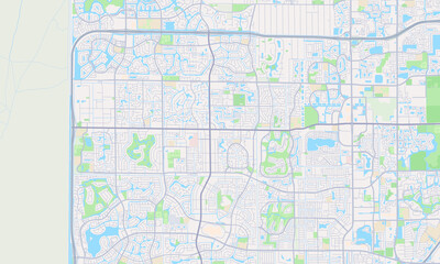 Coral Springs Florida Map, Detailed Map of Coral Springs Florida