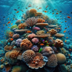 Coral Reef Underwater Background 2