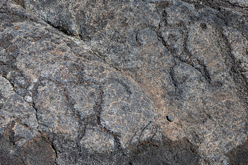 Ancient Hawaiian Petroglyphs in Black Lava, a Glimpse into Hawaiian Cultural Heritage