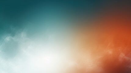 Abstract blue orange effect background with free empty space  - obrazy, fototapety, plakaty