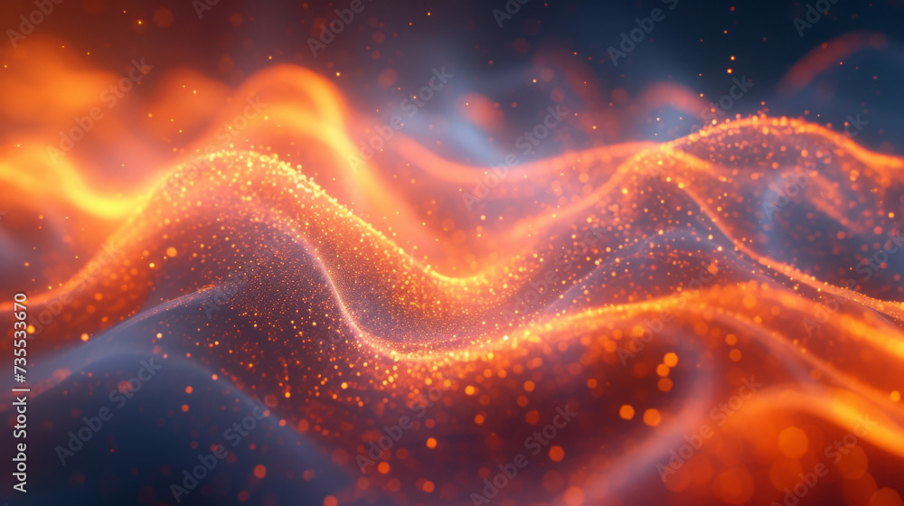 Poster closeup of dancing flames flickering and twisting in mesmerizing patterns.