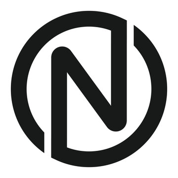 recommend clip art: letter N logo icon vector