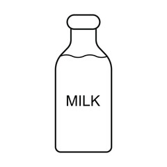 milk icon vector