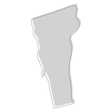 recommend clip art: Vermont state map. Map of the U.S. state of Vermont.