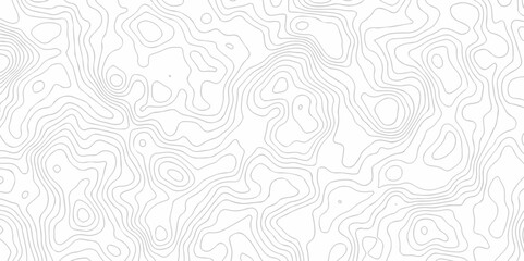 Abstract background with waves Geographic mountain relief. Abstract lines background. Contour maps. Vector illustration, Topo contour map on white background, Topographic contour lines.