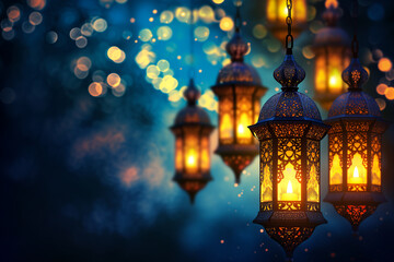 Ramadan Lanterns close up