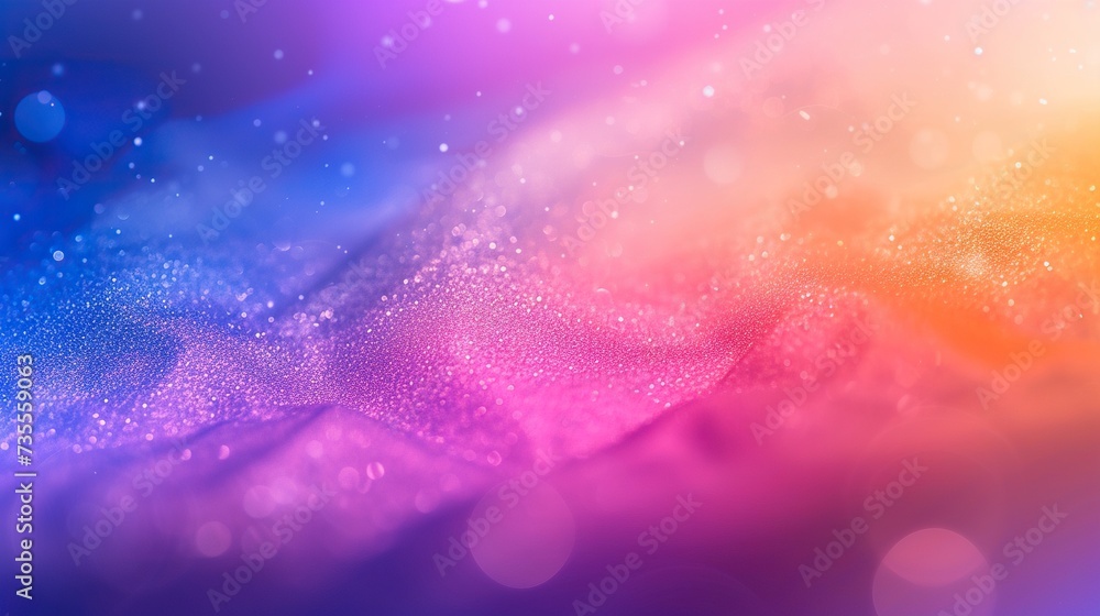 Poster abstract colorful background with bokeh